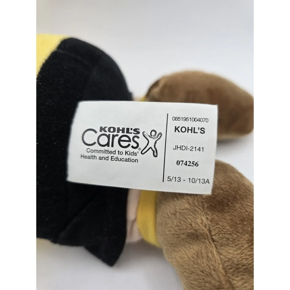 Kohls Cares Charlie Brown Plush 12" Stuffed Doll Toy Peanuts Gang With tags - Picture 5 of 6